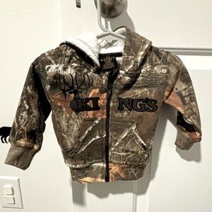 Kings camouflage zipper jacket